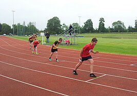 Start zum 800 m-Lauf in Basingstoke