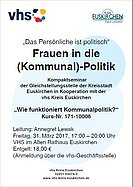 Plakat Wie funktioniert Kommunalpolitik