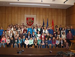 Gruppenfoto Schüleraustausch Emil-Fischer-Gymnasium