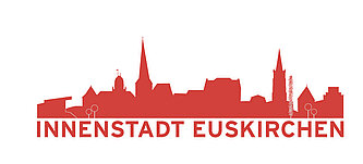 Logo für das City-Marketing mit der Darstellung markanter Gebäude im Stadtbild