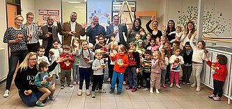 Kinder der Kita Robert-Koch-Straße beim Zuckerfest