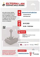 Plakat zur Eltern-LAN-Party