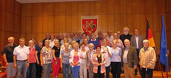 Empfang im Rathaus