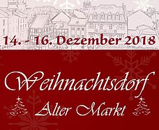 Plakat Weihnachtsdorf