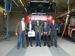 Übergabe Brandschutzkoffer 